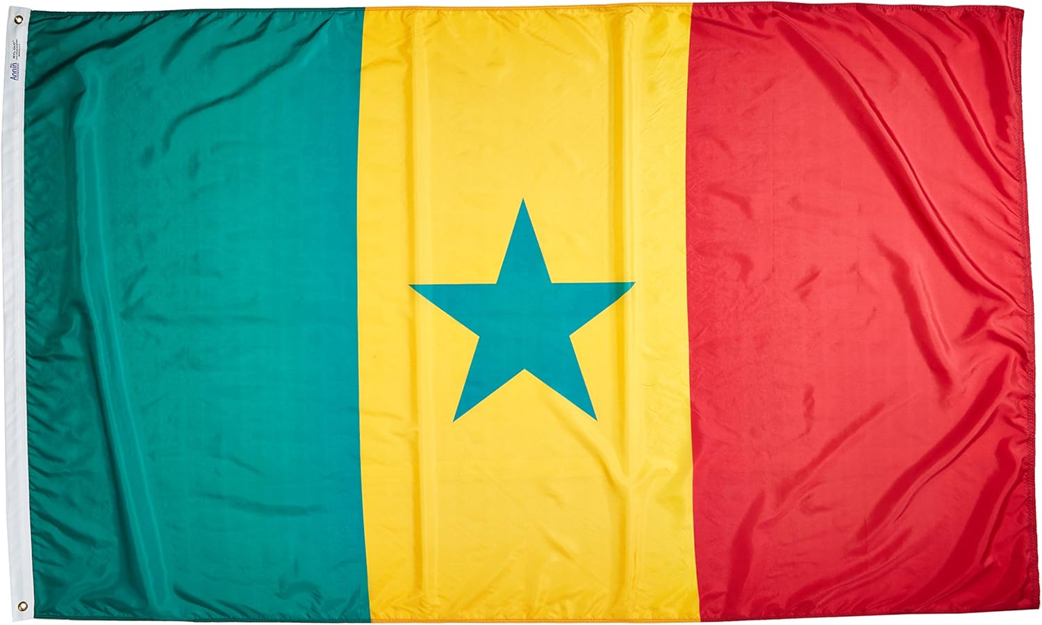 Annin Flagmakers Senegal Flag USA-Made to Official United Nations Design Specifications, 3 x 5 Feet (Model 197251)