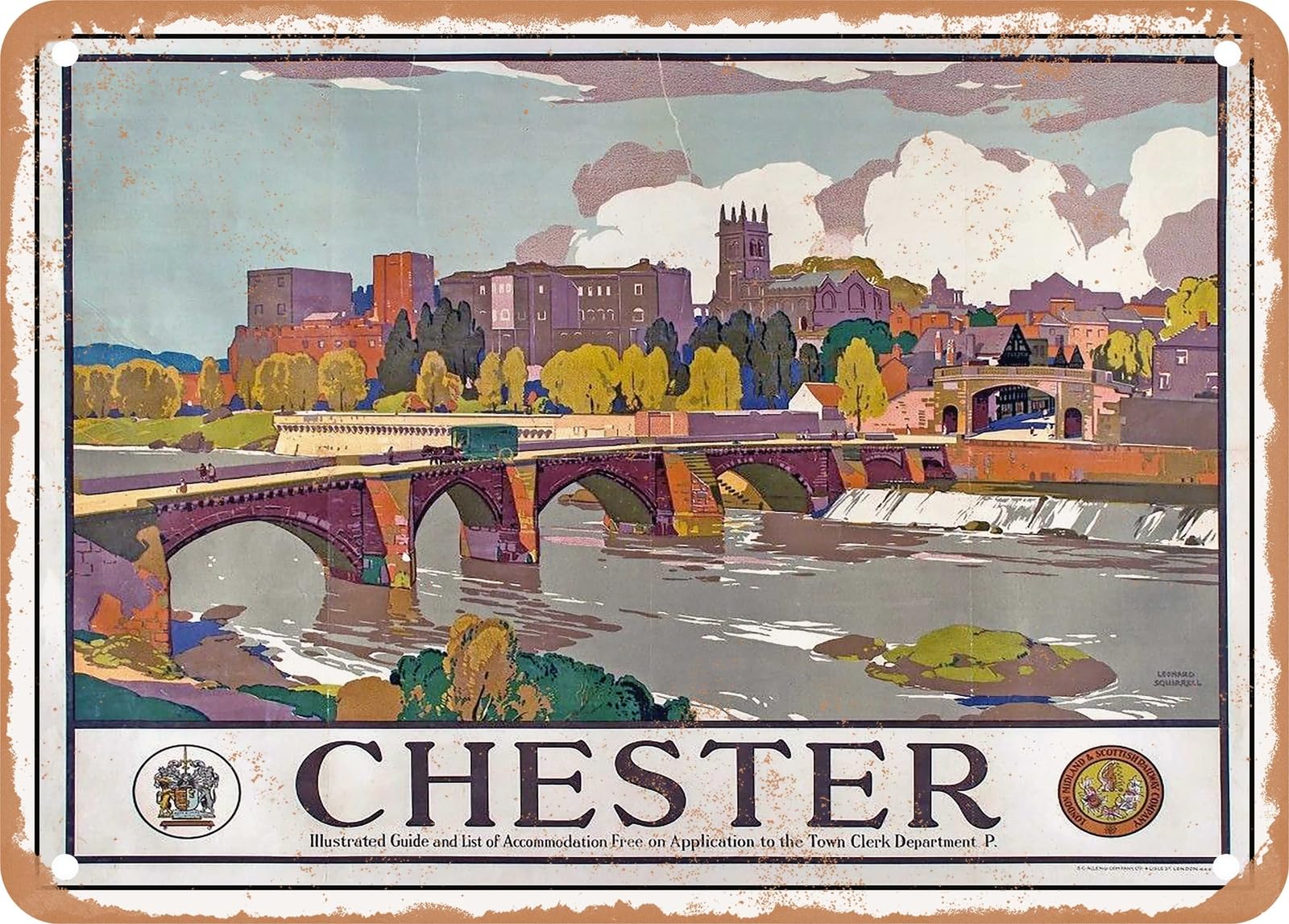 Miaomansenstore Metal Sign - 1935 Chester Lms Vintage Ad Home Decor
