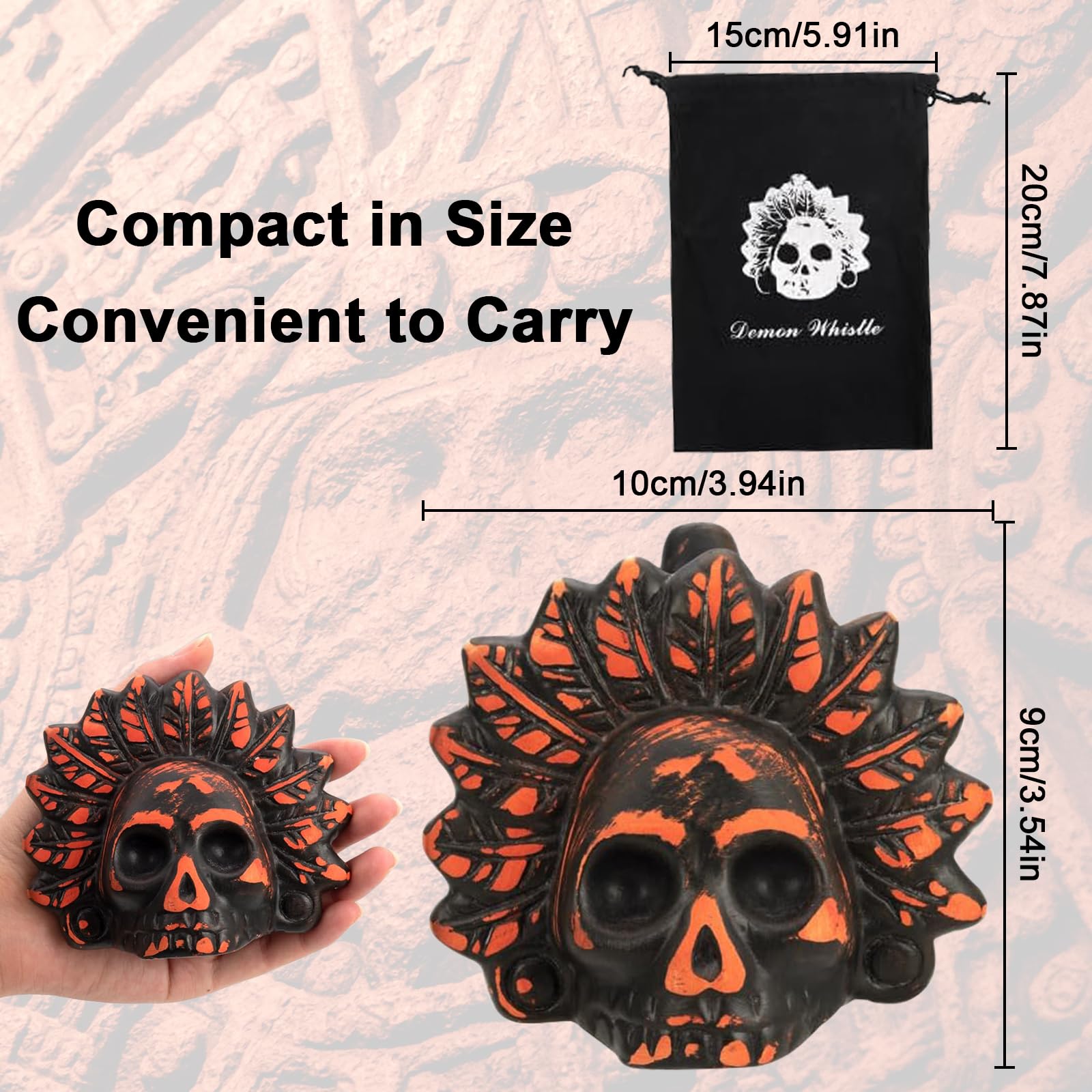WoskjXas Aztec Death Whistle - Image 3
