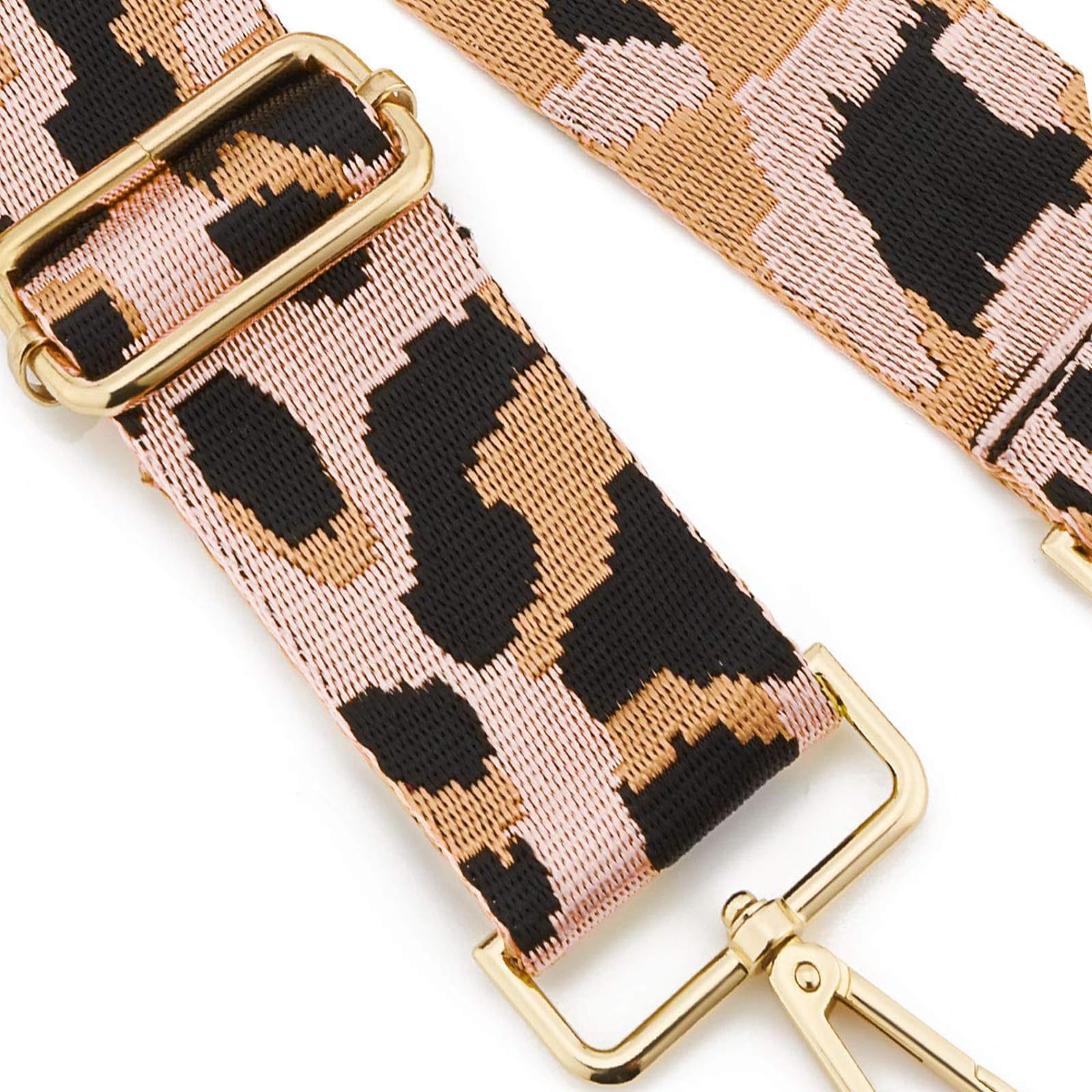 ZOOEASS Wide Shoulder Strap Adjustable Replacement Belt Guitar Style Crossbody Bag Handbag Strap Multicolor Canvas Straps(Wide:1.4in) (Color45 New)