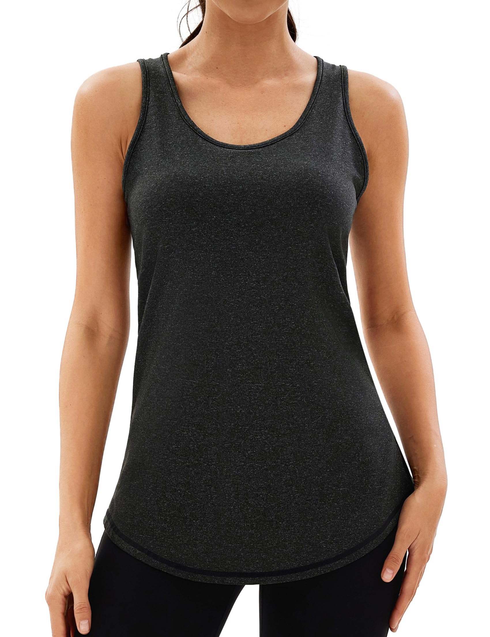 Camiseta sin Mangas de Fitness para Mujer Espalda de Malla Chaleco Deportivo para Mujer Deportivo Yoga Tops Camisetas Tirantes para Correr
