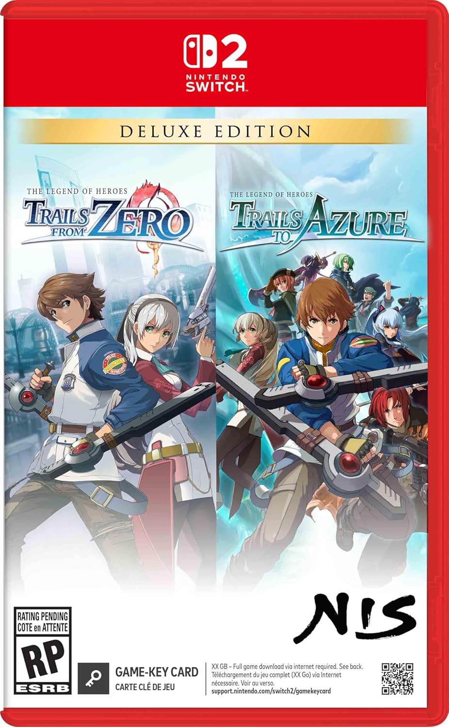 The Legend of Heroes: Trails from Zero / The Legend of Heroes: Trails to Azure: Deluxe Edition - Nintendo Switch 2