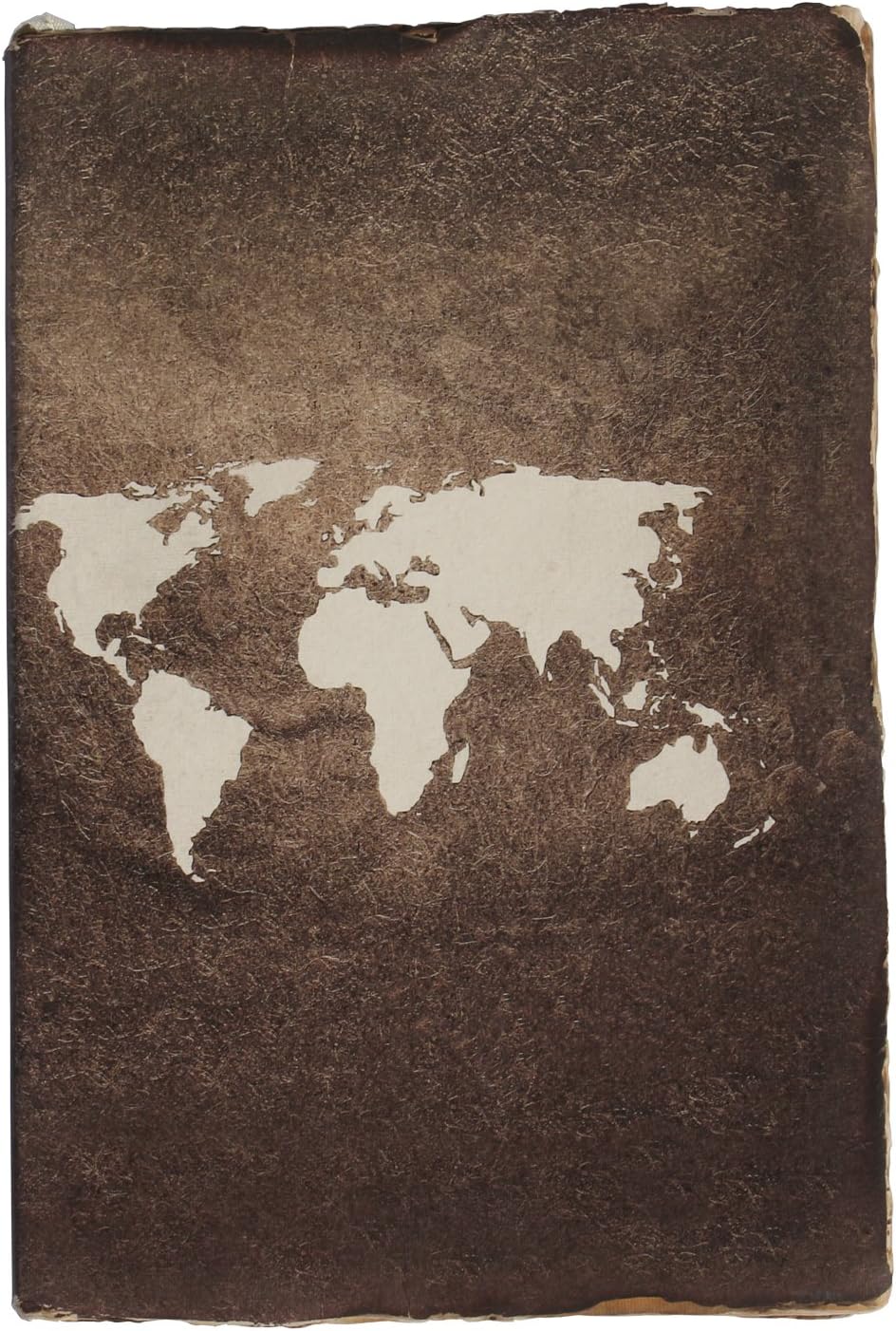 DeKulture Handmade Ancient Map Art Sketchbook: 160 Pages, 125gsm Acid-Free Paper, Deckled Edges - Perfect for Artists, Kids, Teens & Adults