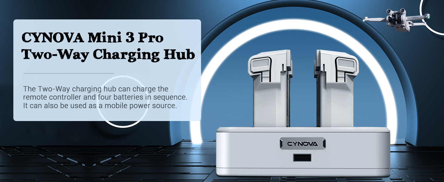 Amazon | CYNOVA DJI Mini3 Pro バッテリー 充電 ハブ,Dji Mini