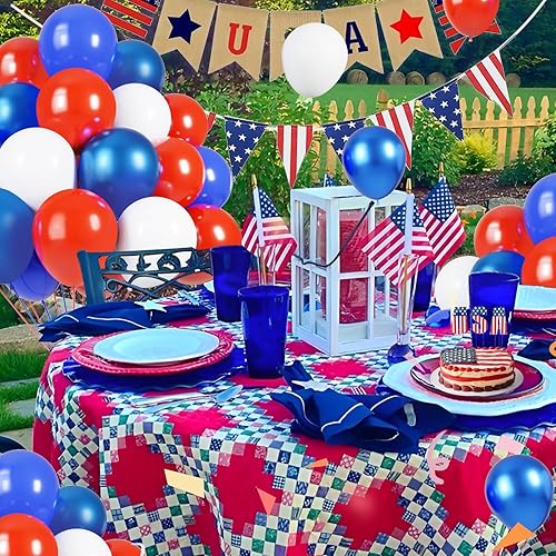 Vista 19 de Globos azules metálicos azul marino, 50 globos azules brillantes de 12 pulgadas, globos azules cromados y macarrones, globos azules para cumpleaños