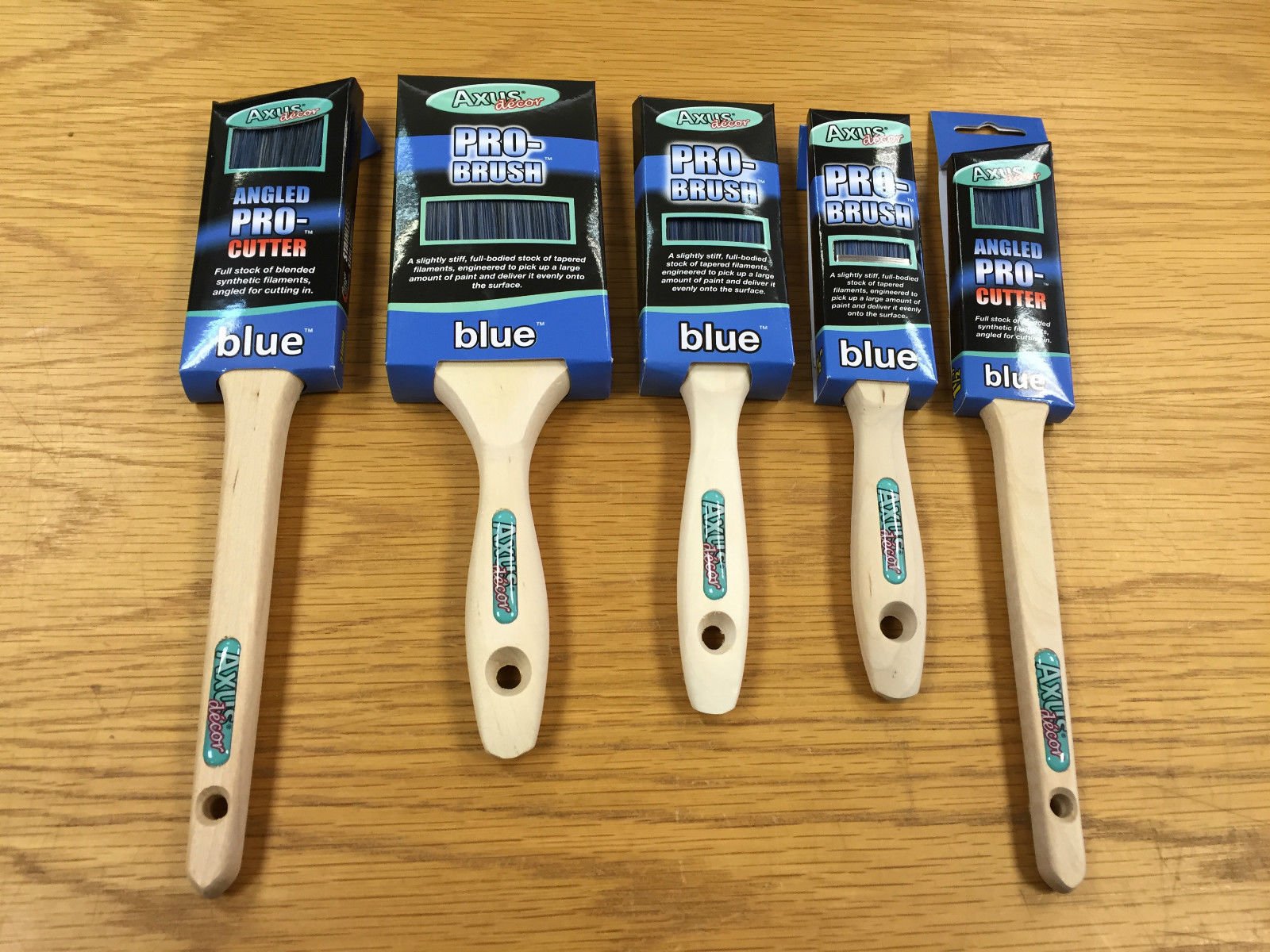 Axus Décor – Plus, angolato, set di pennelli