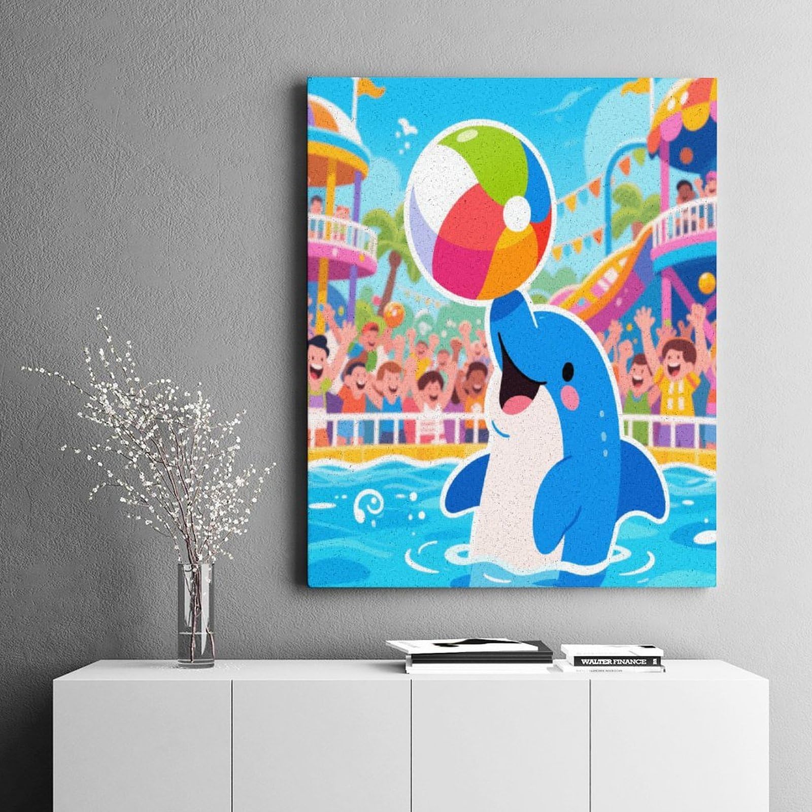 KOAYUBFC Malen-nach-Zahlen-Set für Erwachsene, Anfänger, Erwachsene, Malen-nach-Zahlen-Kits auf Leinwand, Acryl-Ölfarben, Gemälde mit Pinseln als Geschenk, Wanddekoration für Zuhause, Wanddekoration
