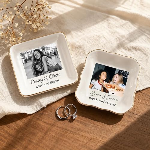 PersonalizedGifts Custom Ceramic Jewelry Tray: A Thoughtful Bridesmaid Gift