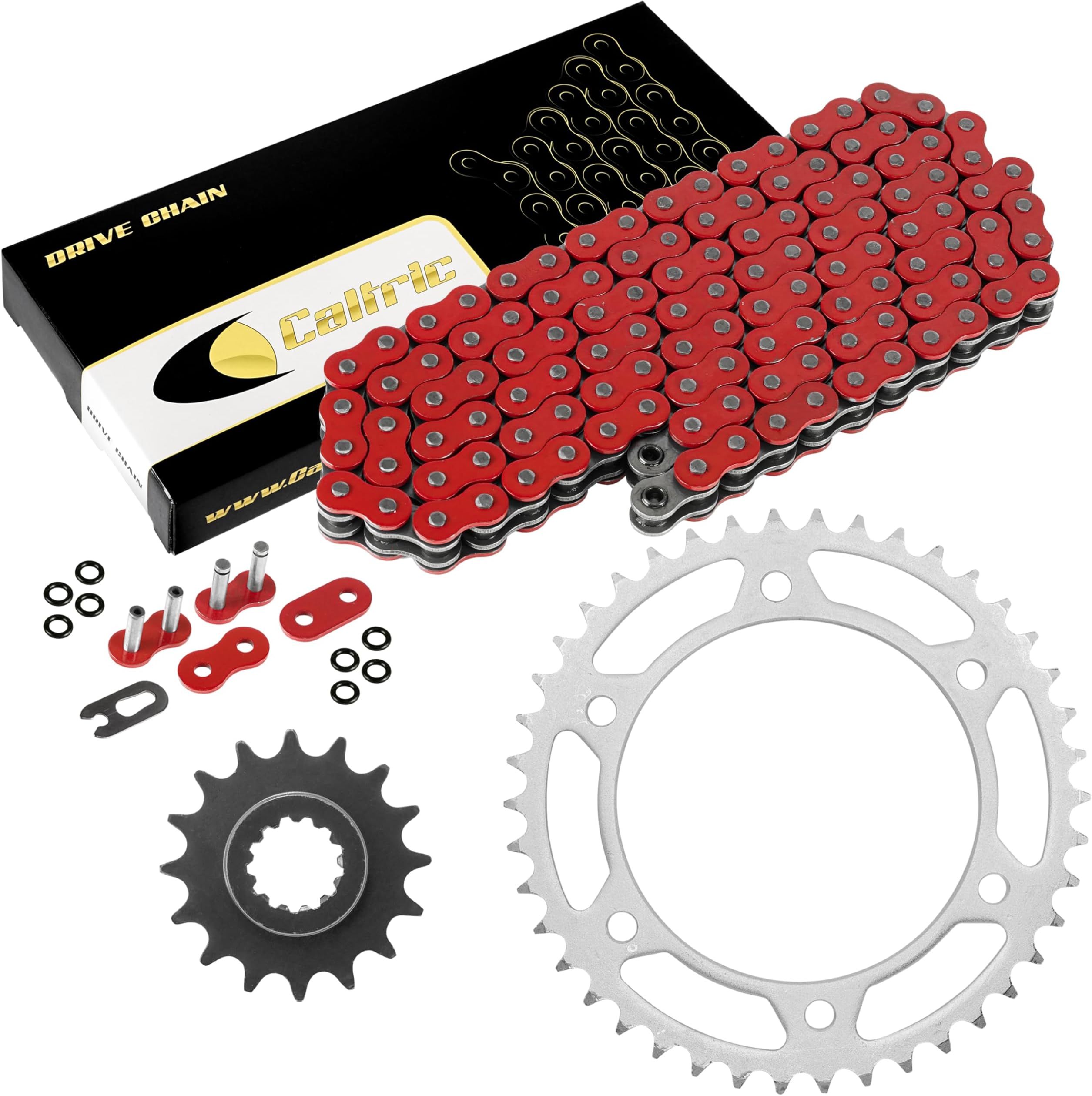 O-Ring Chain And Sprocket Red Kit Replaceent For Honda CRF230F CRF - View #6