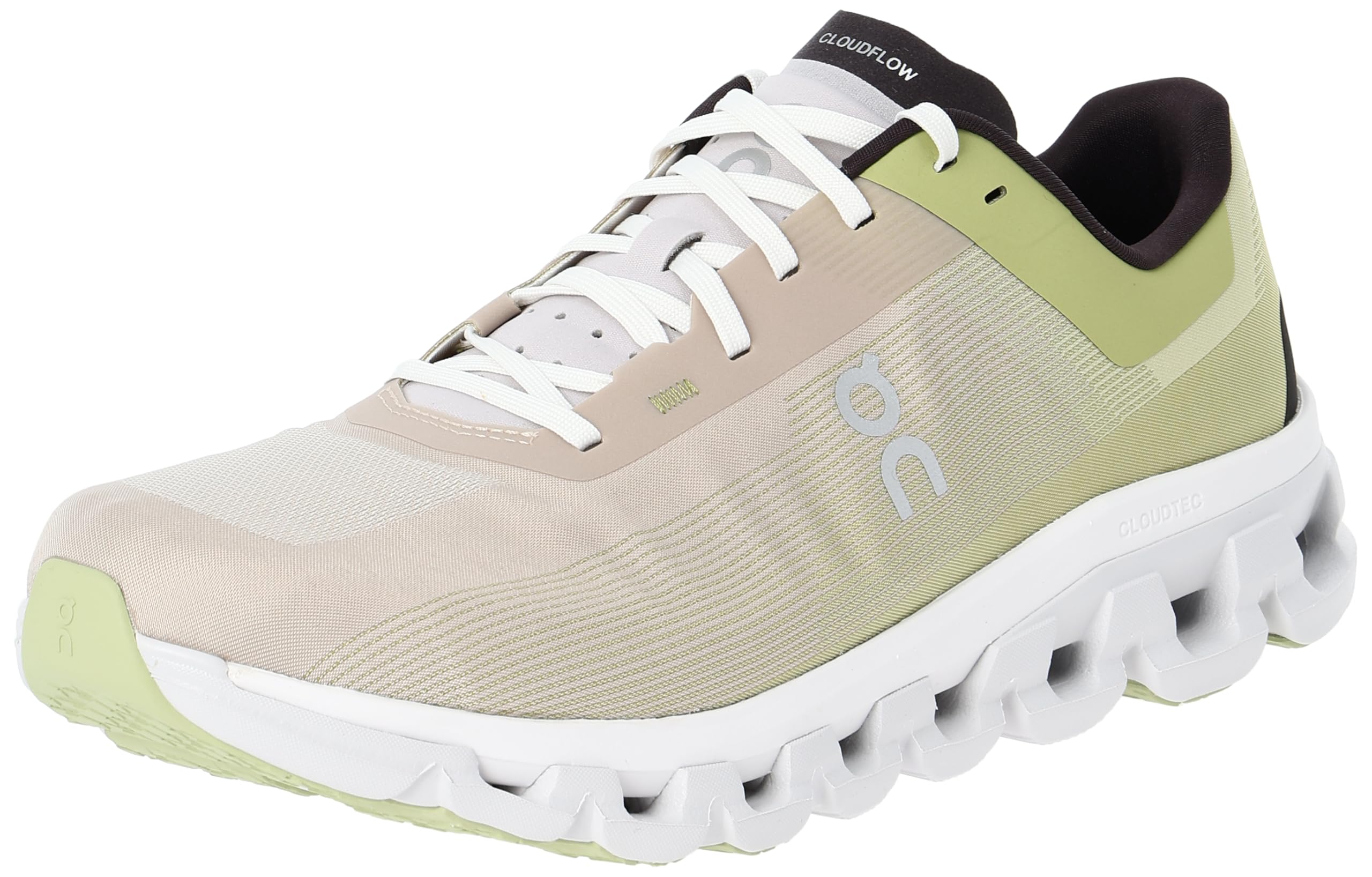 On Men's Cloudflow 4 Running Shoes Sneakers (Zest - Frost, US Footwear Size System, Adult, Men, Numeric, Medium, 12)