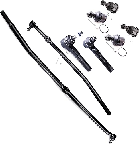 SCITOO Juego de 8 piezas de suspensión 2 superior 2 inferior rótula 2 exterior 2 extremos interiores de barra de lazo compatible con 2006 2007 2008