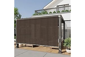 Heng Feng Outdoor Roller Shades: 6' W x 6' H Cordless Exterior Shades