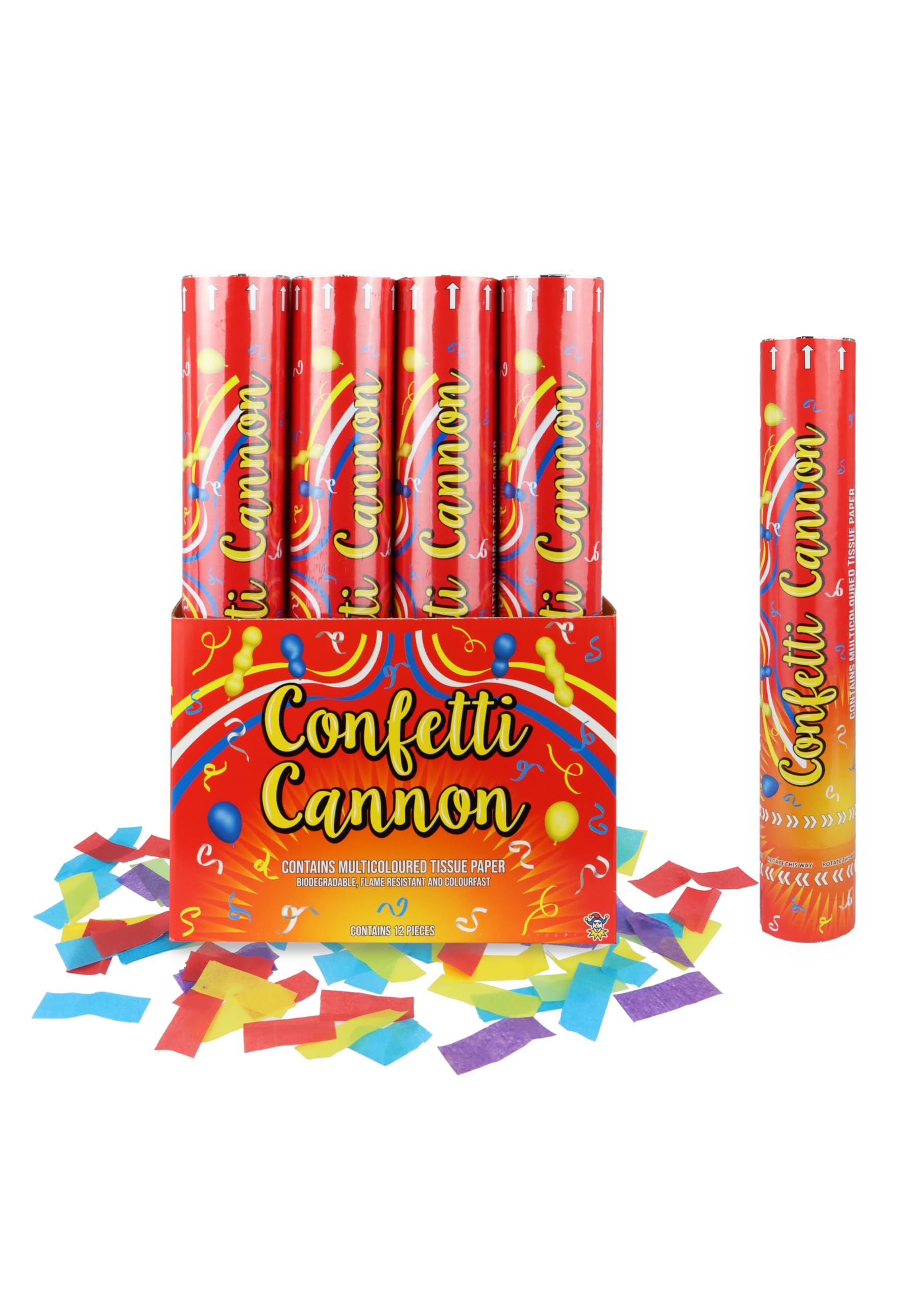 6 x 30cm Confetti Shooter