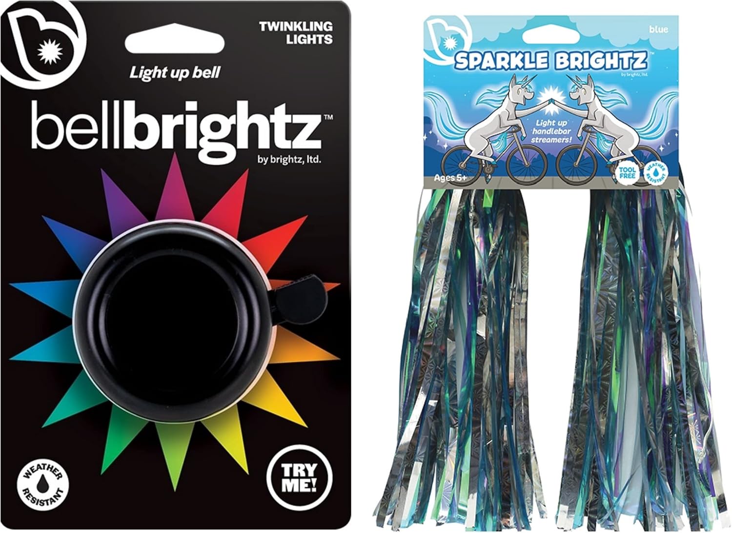 Brightz LED Light Up Bike Bell & LED Light Up Bike