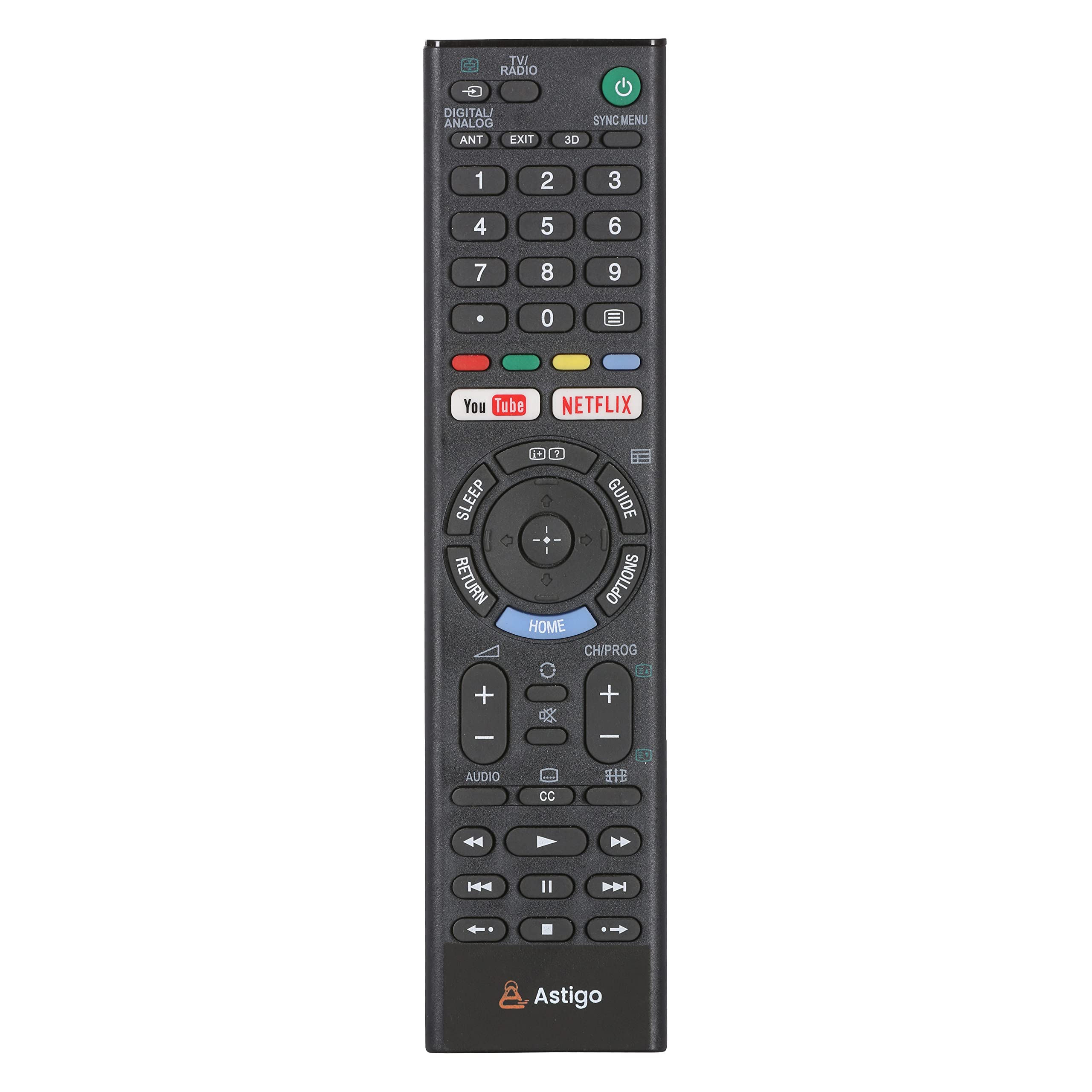 Astigo Remote Compatible with Sony LCD/LED TV Remote Control (Works with Most Sony LCD/LED TV) (B0912PFB5H) Amazon Price History, Amazon Price Tracker