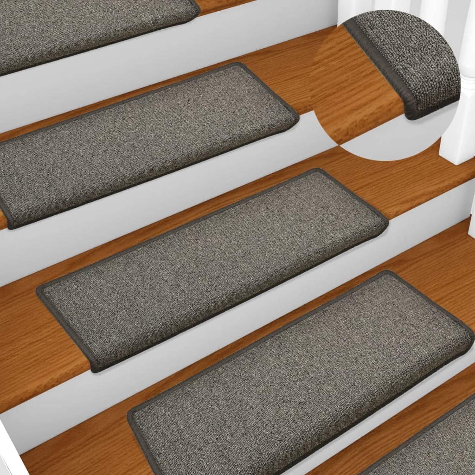 Alfombrillas antideslizantes para escalones de madera con protección duradera de pisada