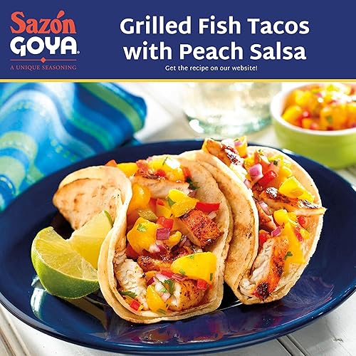 Miniatura 4 de Sazón con cilantro y annatto de Goya, mezcla de especias latinas para aves, mariscos, carne y verduras, condimento mexicano multiusos, paquete de 2,