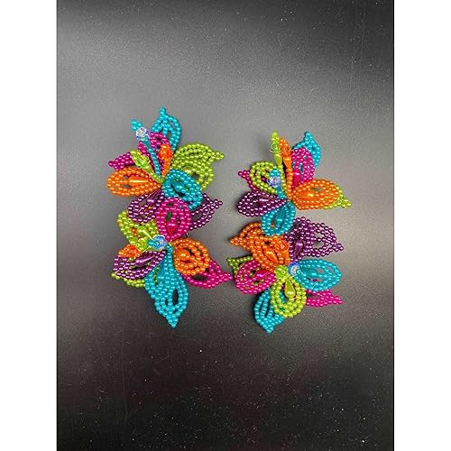 Miniatura 1 de Par (2) de Tapamoños Tembleques Perlas Perlas Panamá Pollera Horquilla Horquilla