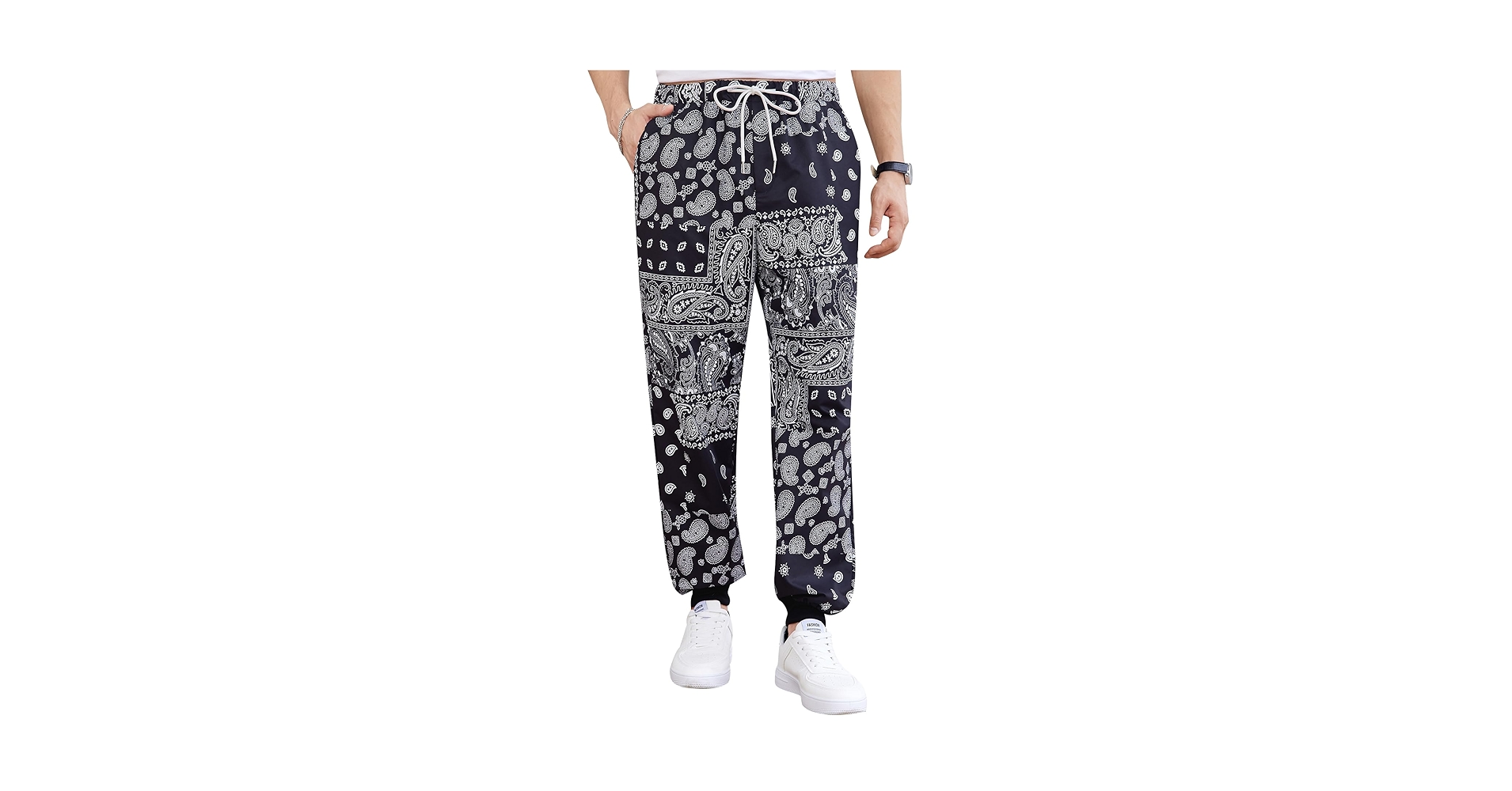 【WEWILL】PAISLEY PAJAMA TROUSERS Paisley Bandana Red Mens Pajama Pants Lounge Men's Pajama