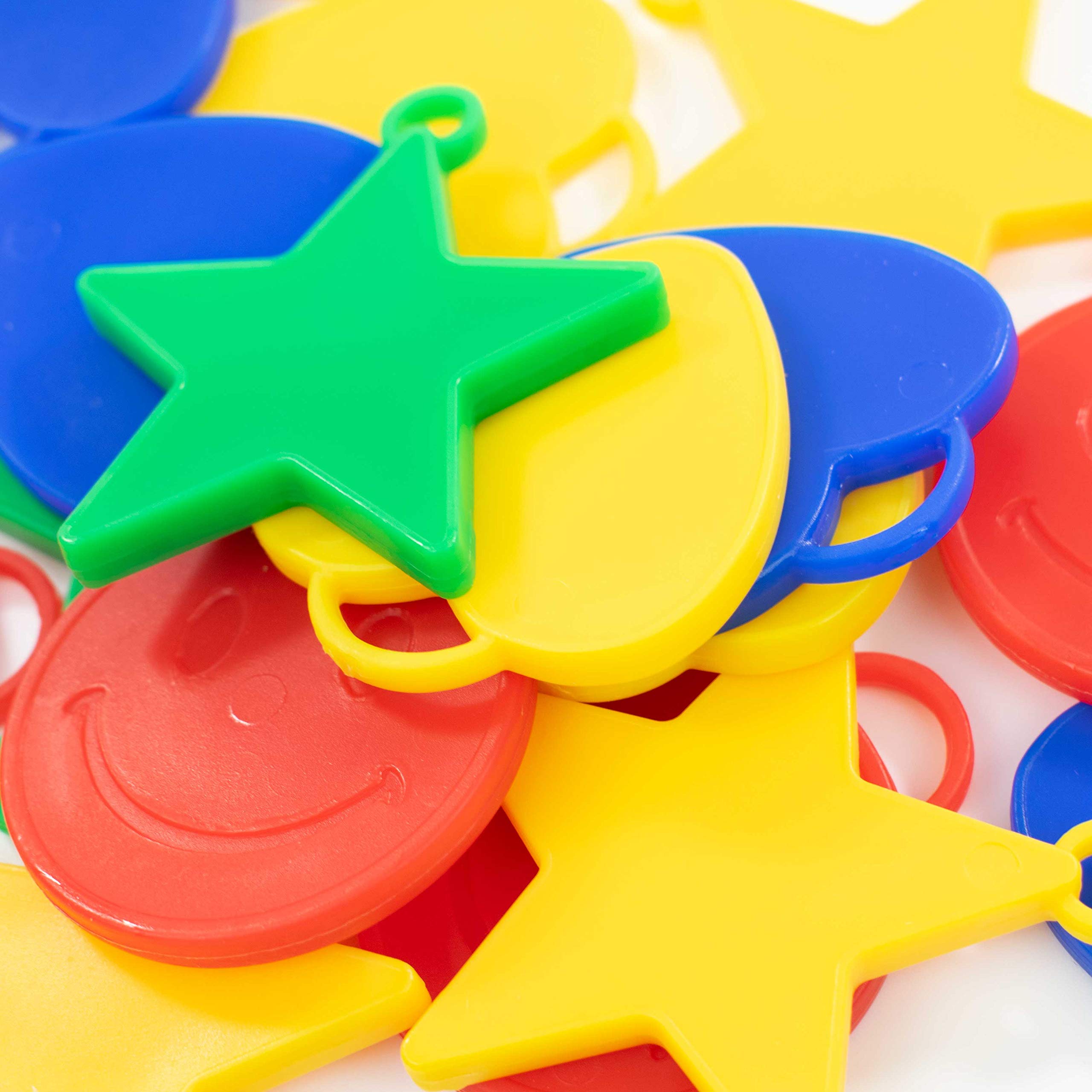 TRIXES Helium Balloon Weights - 20 Pack With Fun Shapes (Stars, Hearts, Smiley Faces) For Kids Party Decorations - View #13