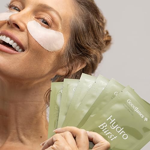 Miniatura 4 de GoodJanes Hydro Burst - Parches para debajo de los ojos, tratamiento para ojos hinchados y ojeras, parches hidratantes, antioxidantes y