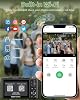 5K Digital Camera for Photography, 75MP WiFi Vlogging Camera for YouTube with 3 180° Flip Screen, 18X Zoom UHD Autofocus Video Camara with 32GB SD Card, 2 Batteries