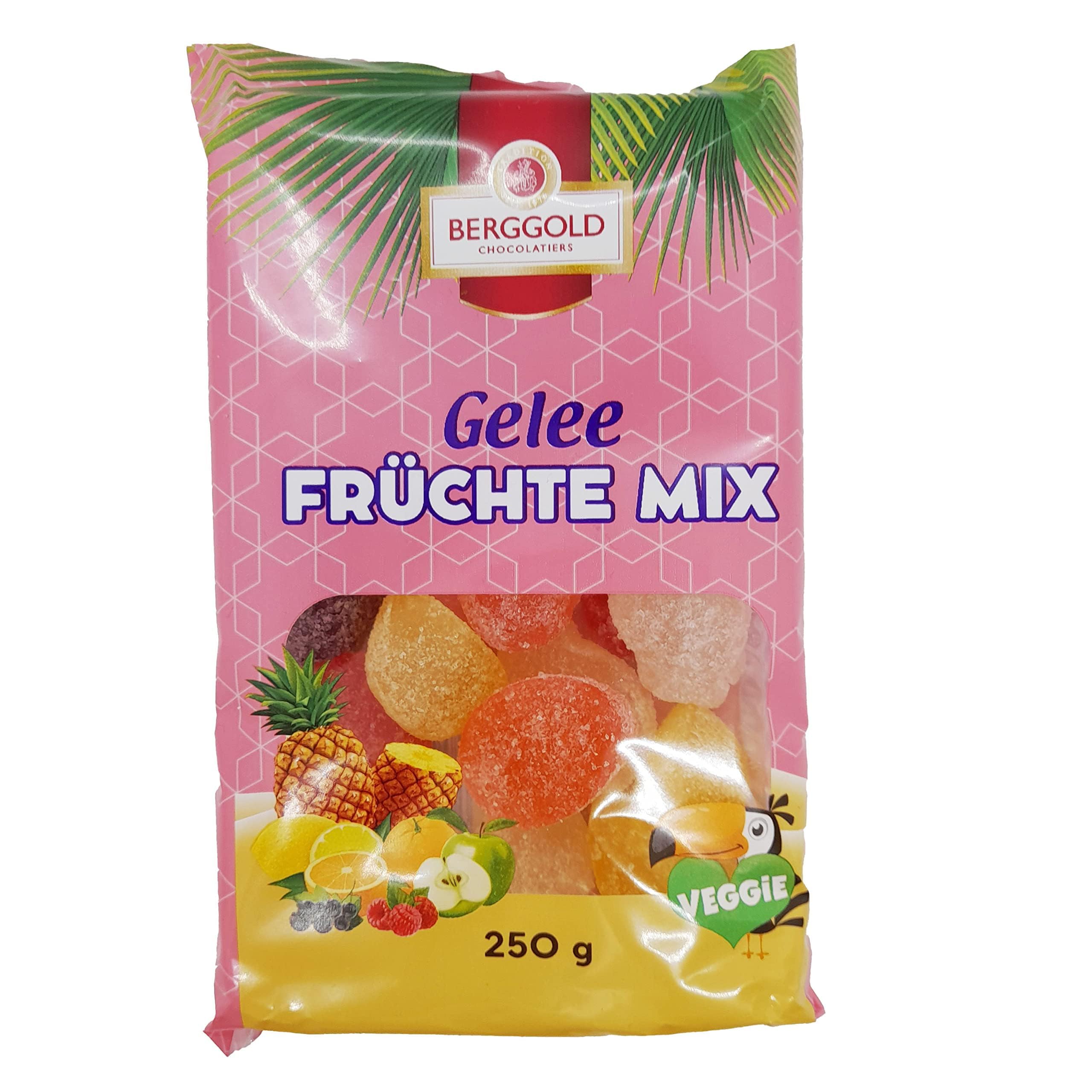 Berggold Gelee Früchte Mix, 5er Pack (5 x 250 g)