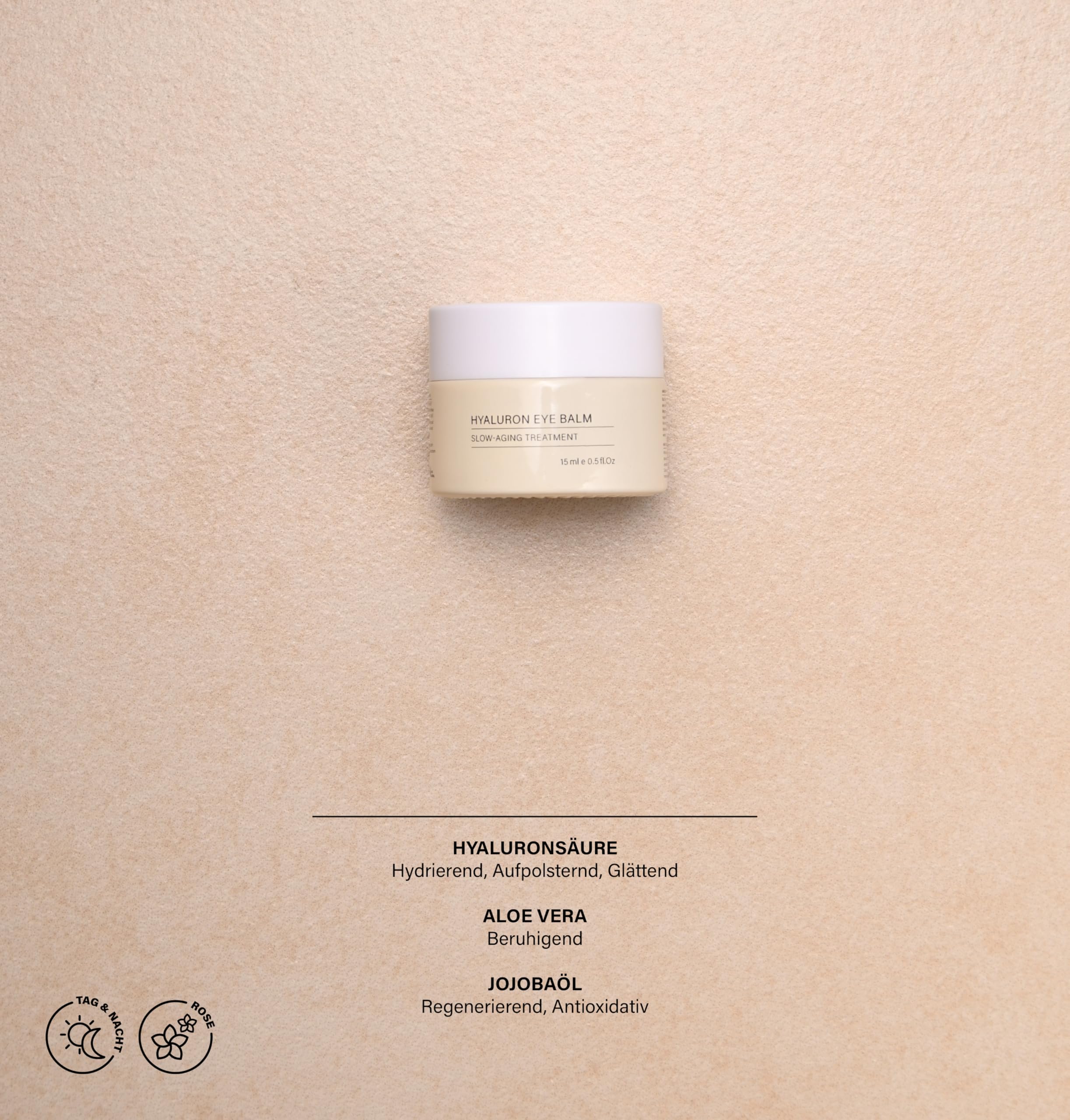 ROSENTAL ORGANICS Slow Aging Set Anti-Aging Pflege Hyaluronsäure Rosehip Öl Serum Augenpflege Feuchtigkeitscreme