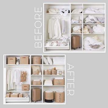 Ocean Home Textile Box Set with 2 Jute Lids 30x30x30 cm
