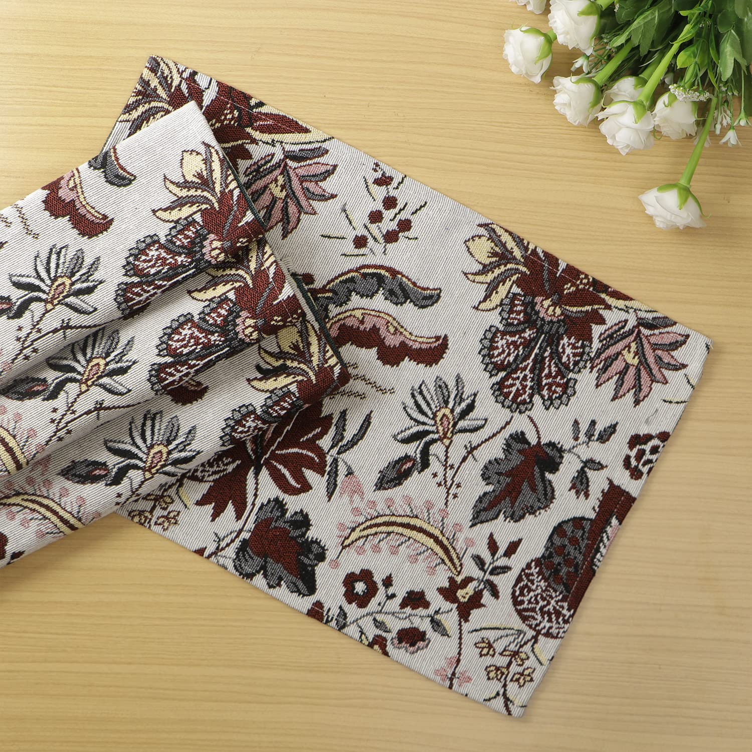 HOKIPO Cotton Jacquard Dining Table Mat, Set Of 4 Placemats (12X18 In) (In-530-D4*4), White (B0B1X4R958) Amazon Price History, Amazon Price Tracker