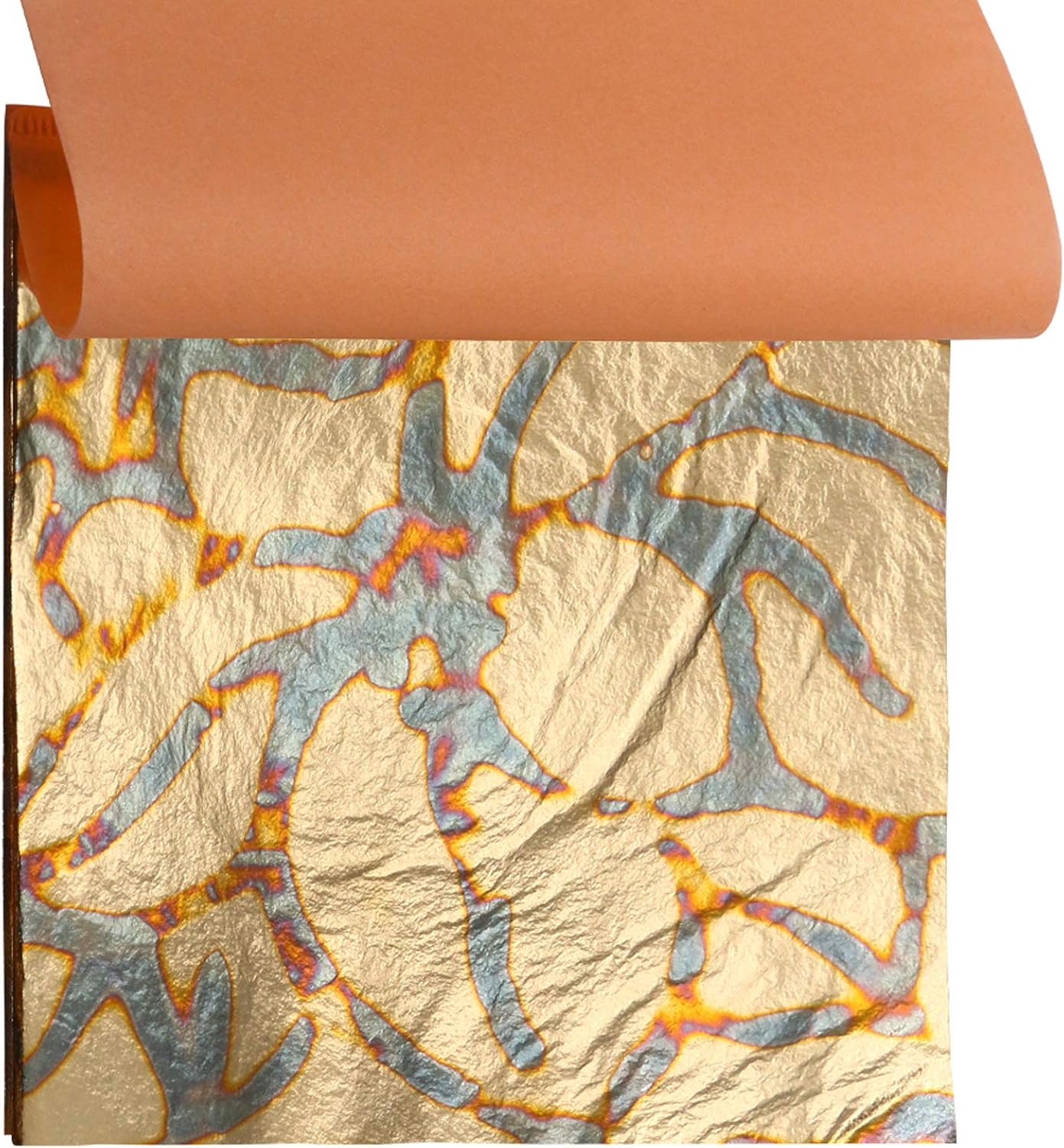 Variegated Gold Leaf Sheets KINNO Multiple Types of Metal Leaf Papers with