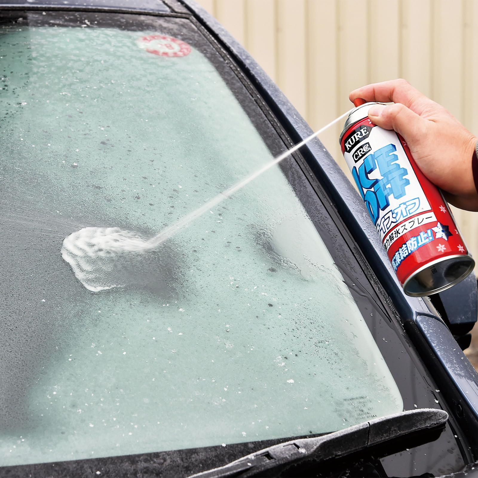 Amazon.co.jp: KURE(呉工業) アイス・オフ 420ml 強力解氷剤 2155 : 車