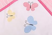 Vista 6 de DMZVEIDA El último juego de ropa de cama de bebé de 3 piezas edredón de bebé, sábana bajera para bebé, funda de almohada para bebé, tela de algodón