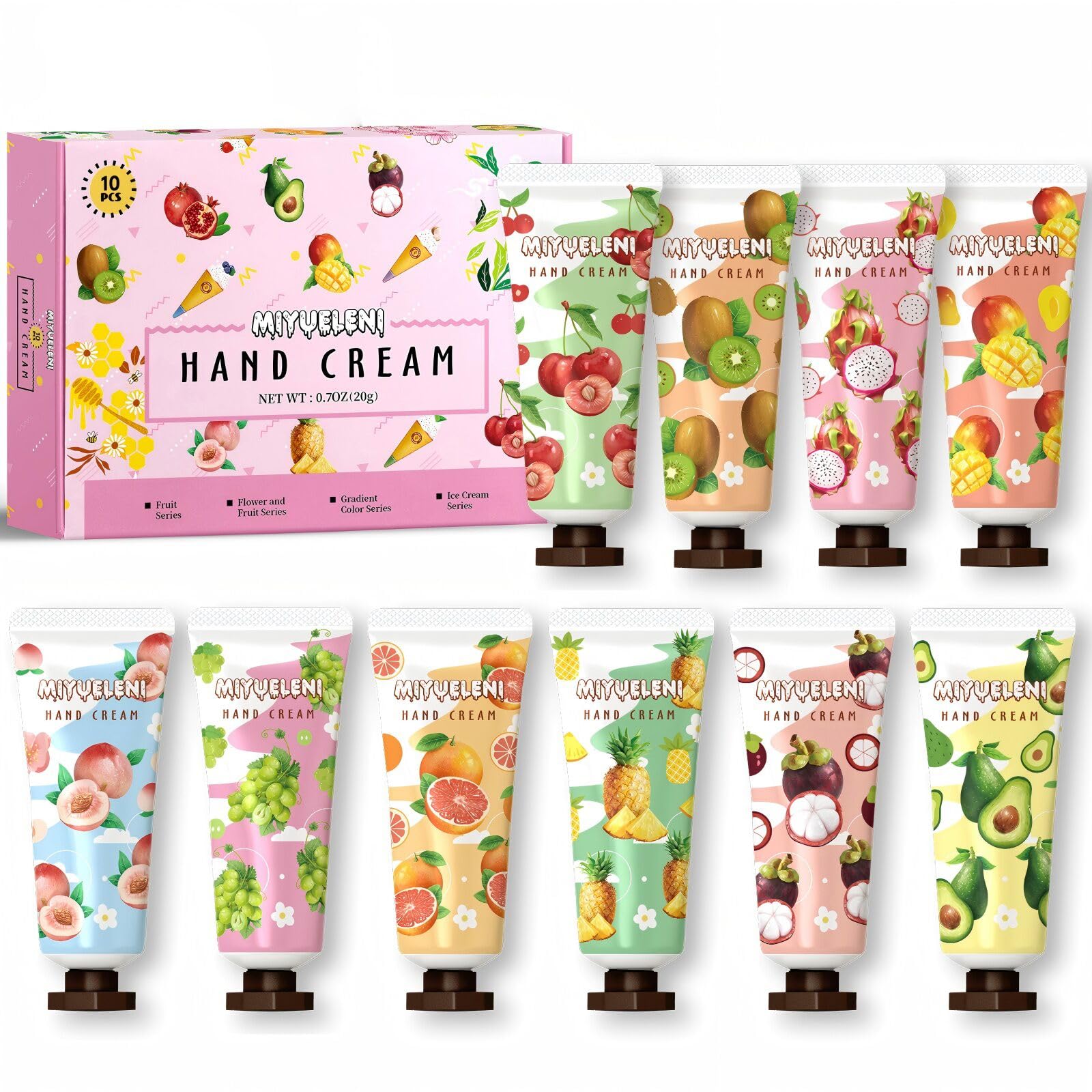 Amazon.com : MIYUELENI 10 Pack Hand Cream Gift Set,Moisturizing