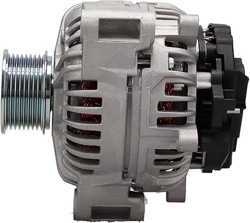 Miniatura 3 de RAREELECTRICAL Nuevo alternador de 24 V 100 amperios compatible con John Deere 130G 160G 210G 290G 380G 0-124-655-190