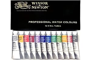 Windsor & Newton Artists Watercolor 12 Colors x 5ml Set