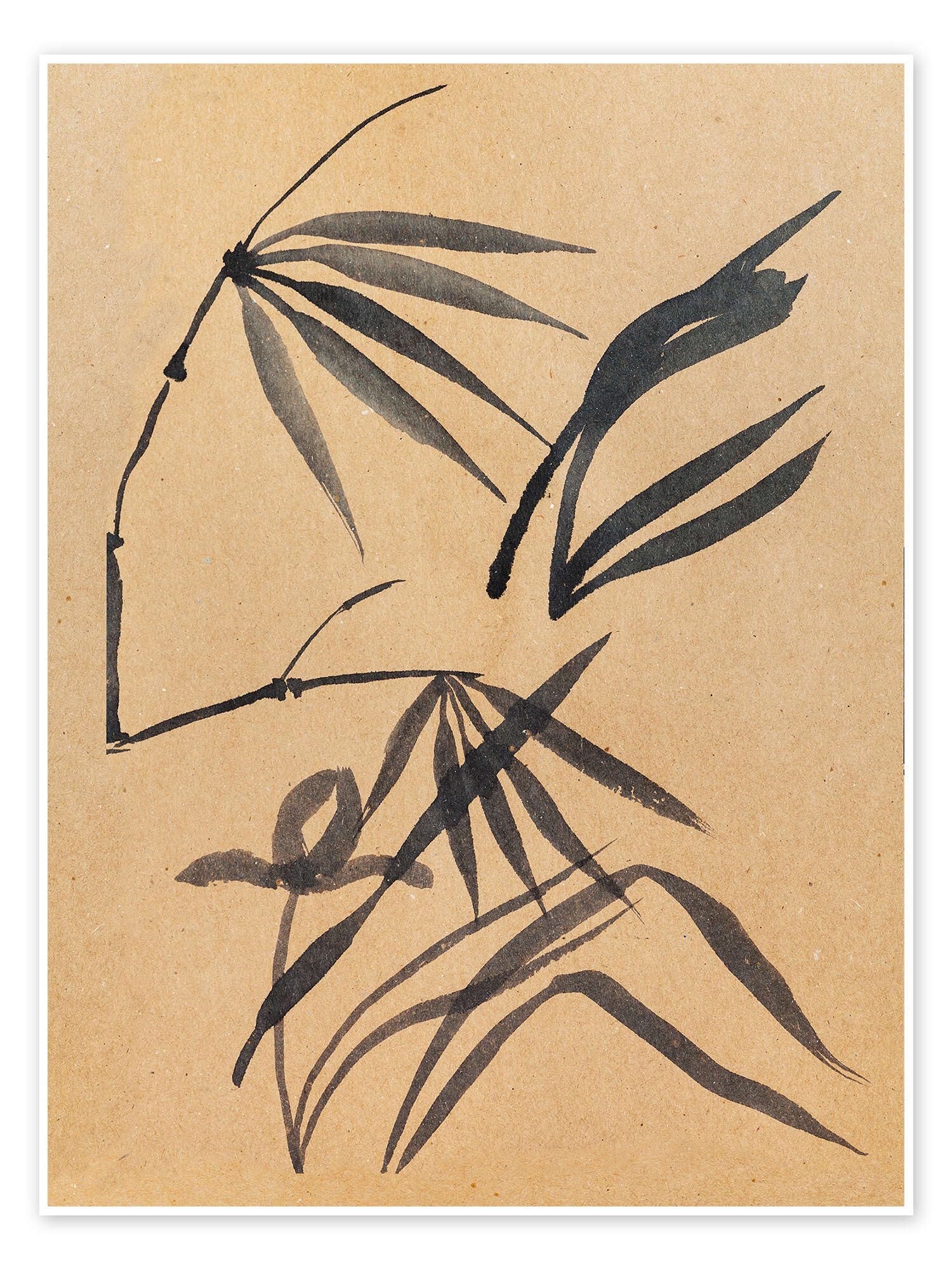 Bamboo - Ink Study I. Plakat