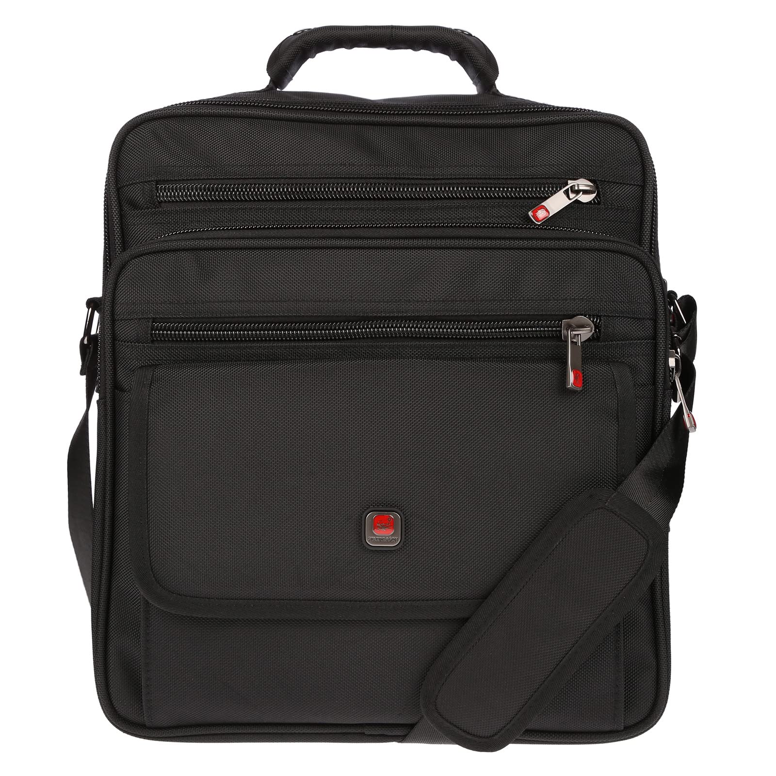 Christian Wippermann XXL Umhängetasche Flugbegleiter Herren Tasche Messenger Arbeitstasche Laptoptasche