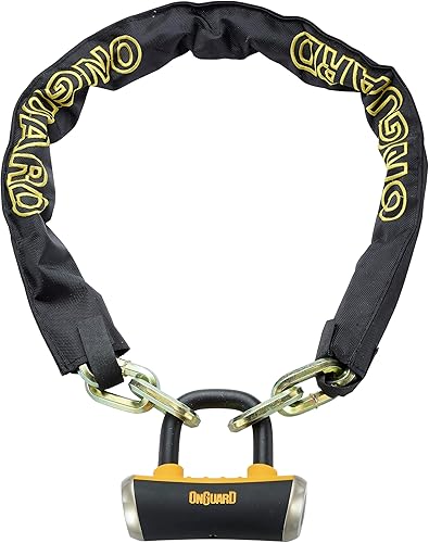 Onguard Cadena mastín de 3.5 pies con candado X4