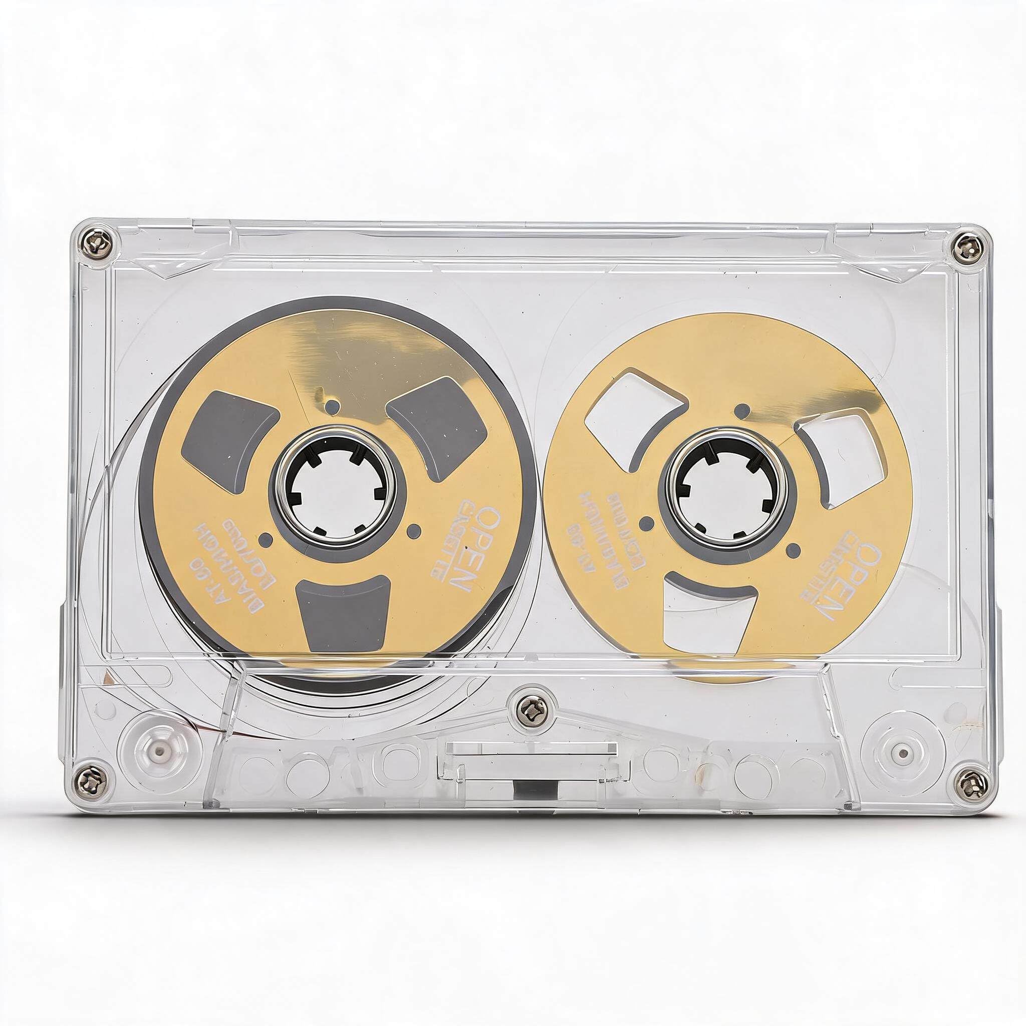 Cassette Audio Vierge Professionnelle 50 Minutes Bobine Compacte pour Enregistrement