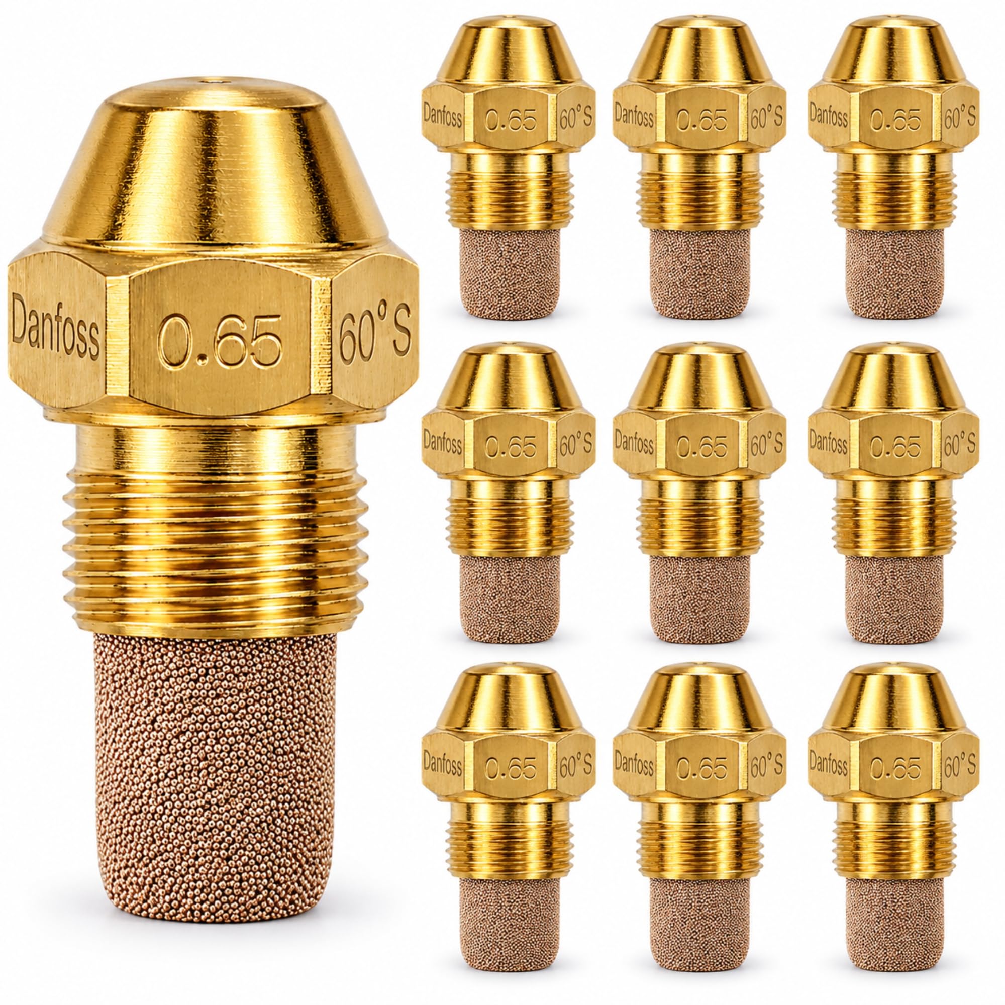 Inyector de gasoleo Danfoss, Boquilla pulverizador, OD S60º | 0,65 gal/h - imagen 1