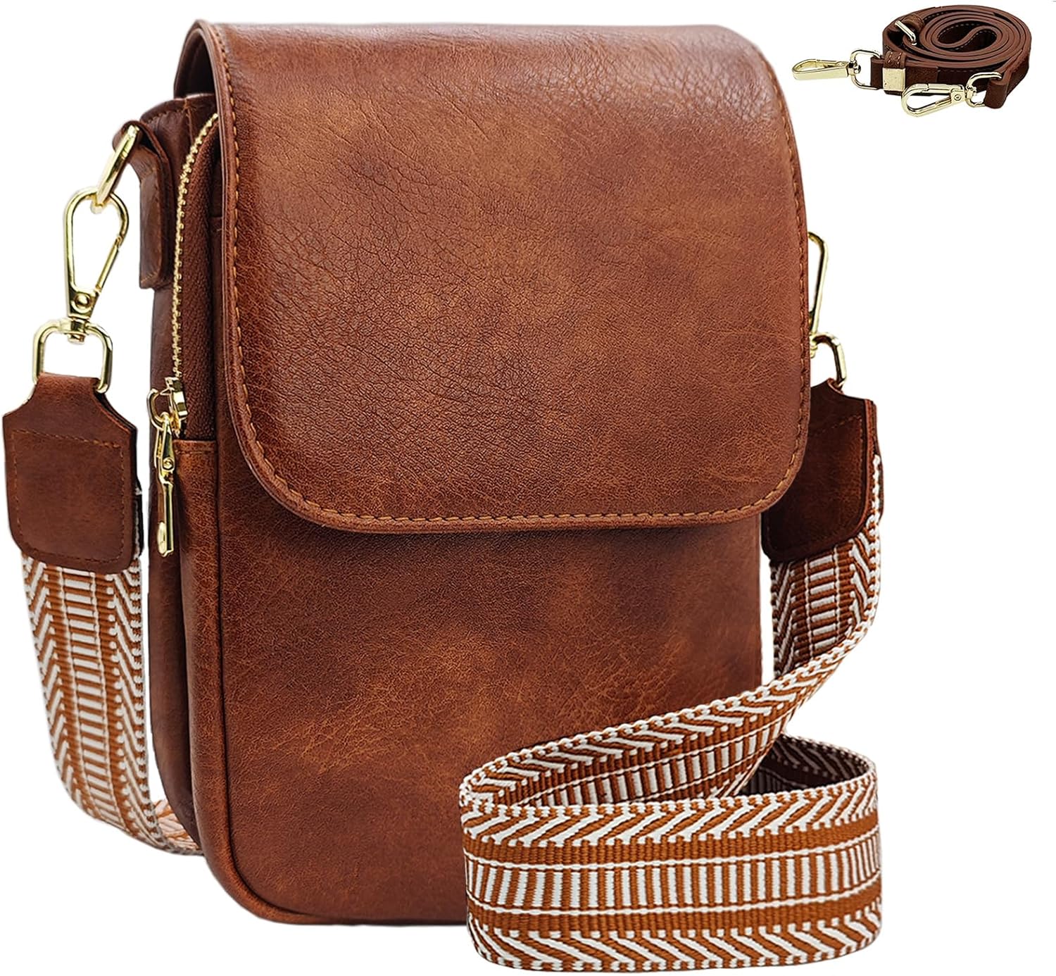 Small Crossbody Purse for Women Trendy Vegan Leather Cell Phone Bags with Card Slots & Adjustable Straps Small Crossbody Purse for Women Trendy Vegan Leather Cell Phone Bags with Card Slots & Adjustable Straps