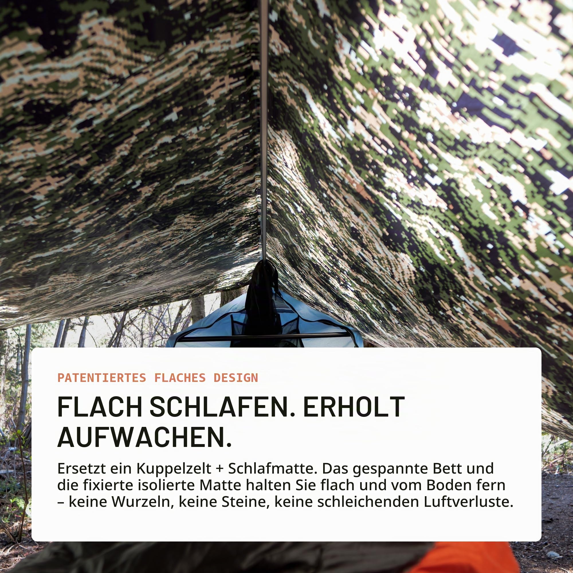 Haven Zelt mit isolierter Unterlage