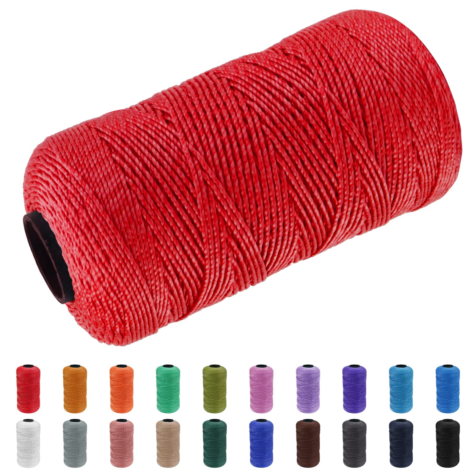 Amazon.com: CAMAL Braided Nylon String 3 Strands 1.5mm x 218 Yards ...