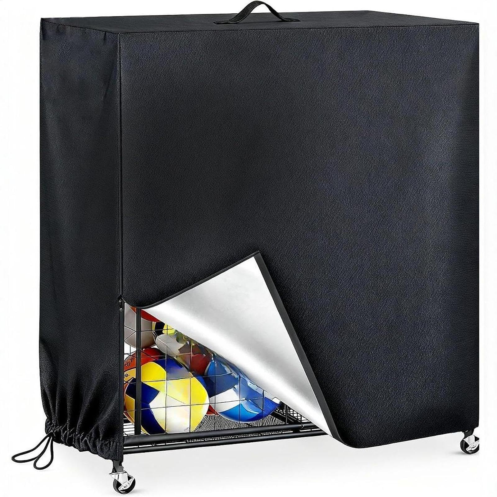 Storage Rack Dust Cover Portable Waterproof Sports Equipment Organizer Cover-image-11