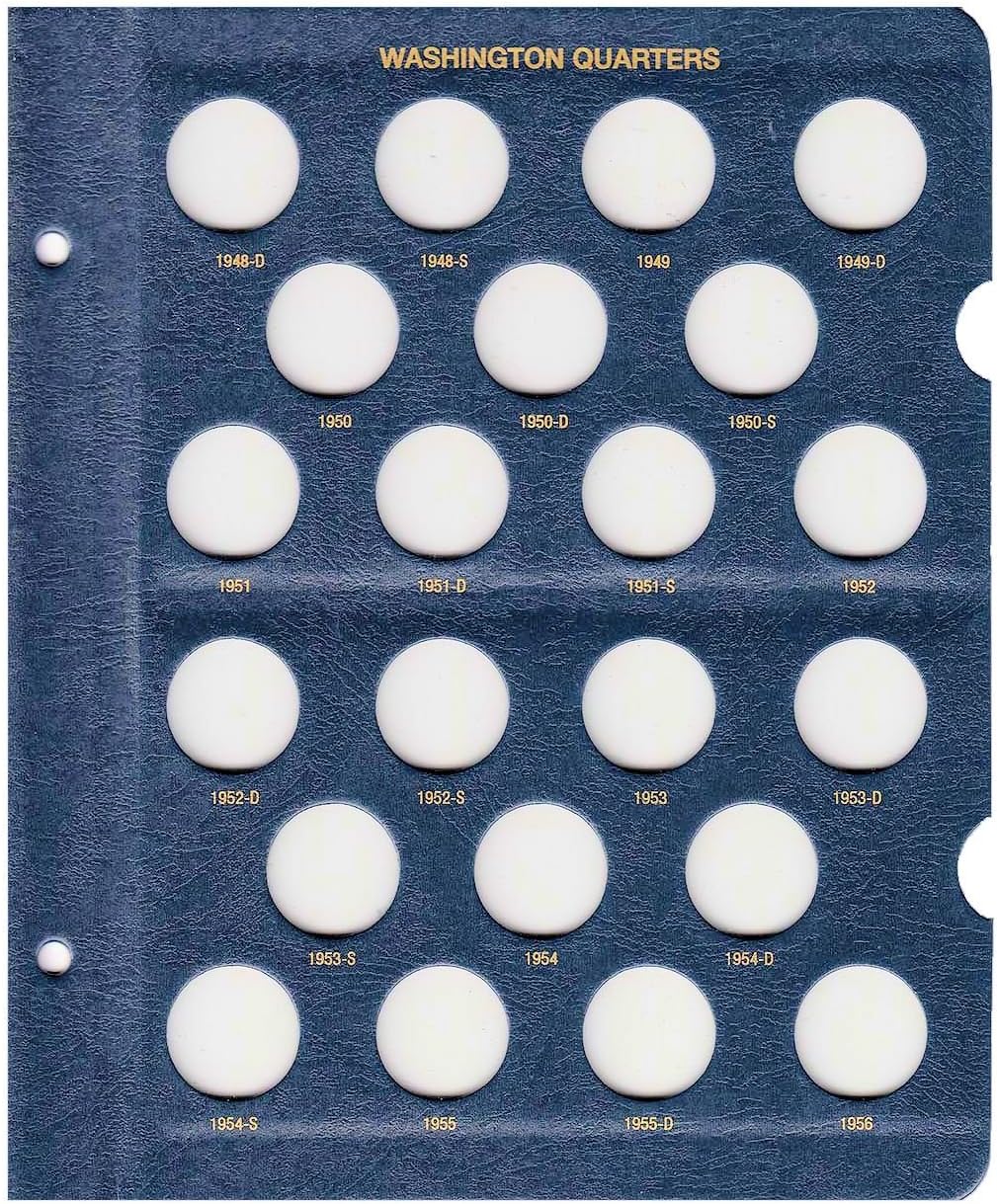 Whitman US Washington Quarter Coin Album 1932 - 1990 #9122