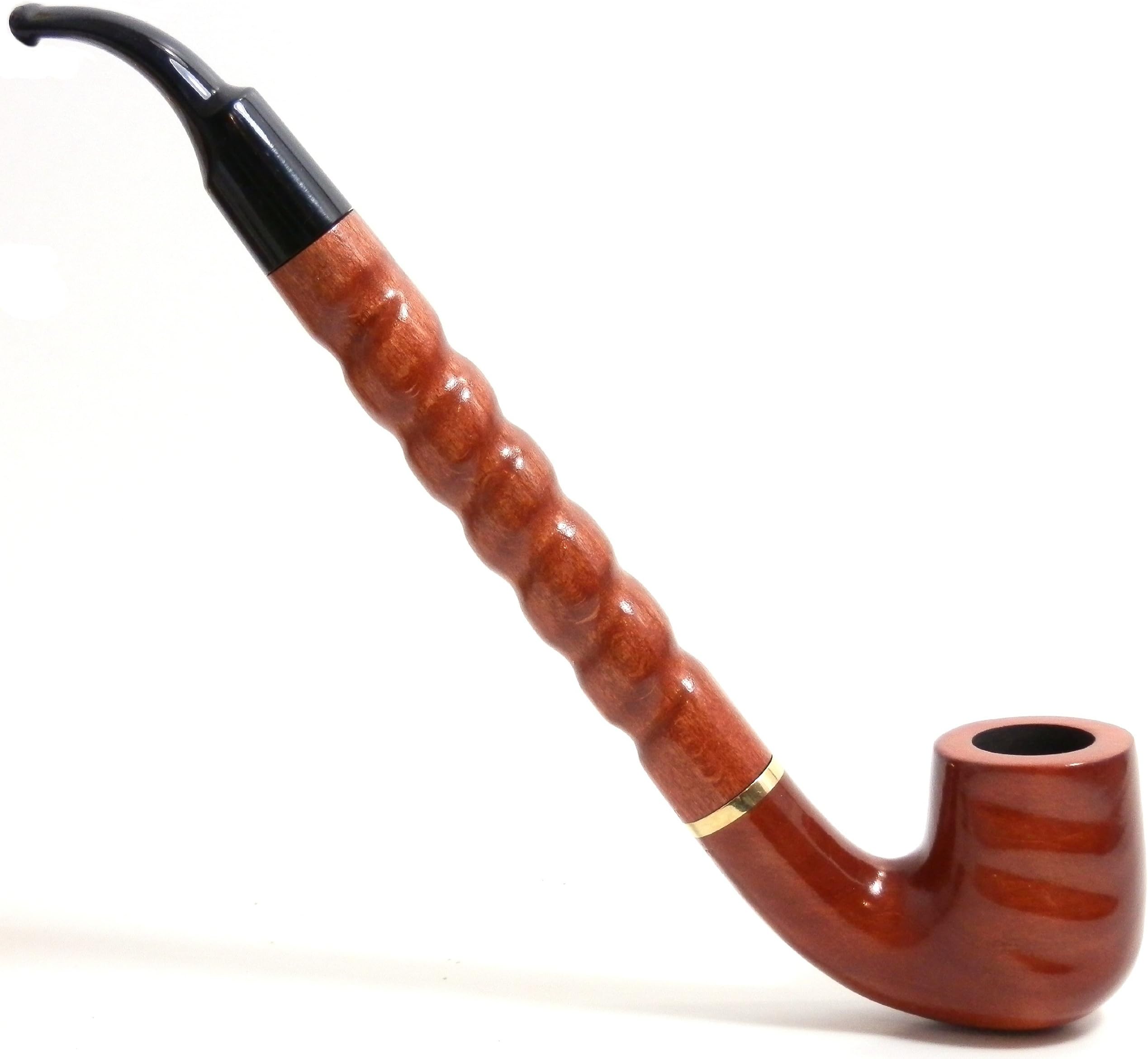 Mr. Brog Churchwarden - Argo Tobacco Pipe - Model No: 16 Tabor Pecan - Pear Wood Roots - Hand Made