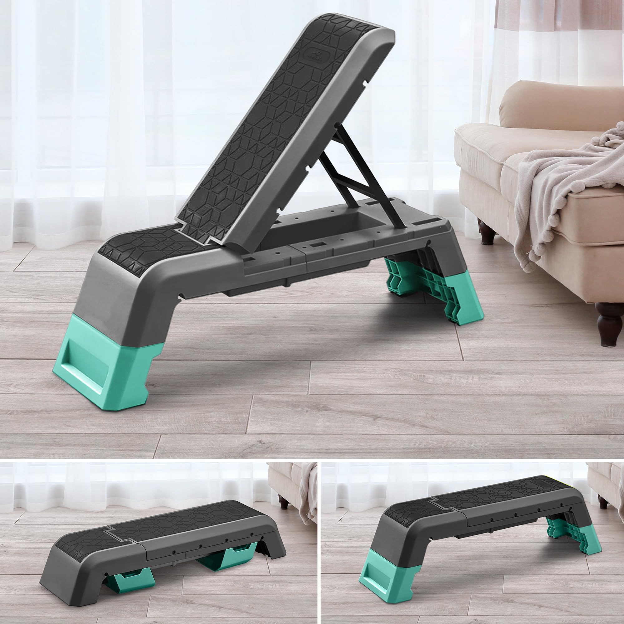 Amazon.com : leikefitness Exercise Step Platform, Multifunctional
