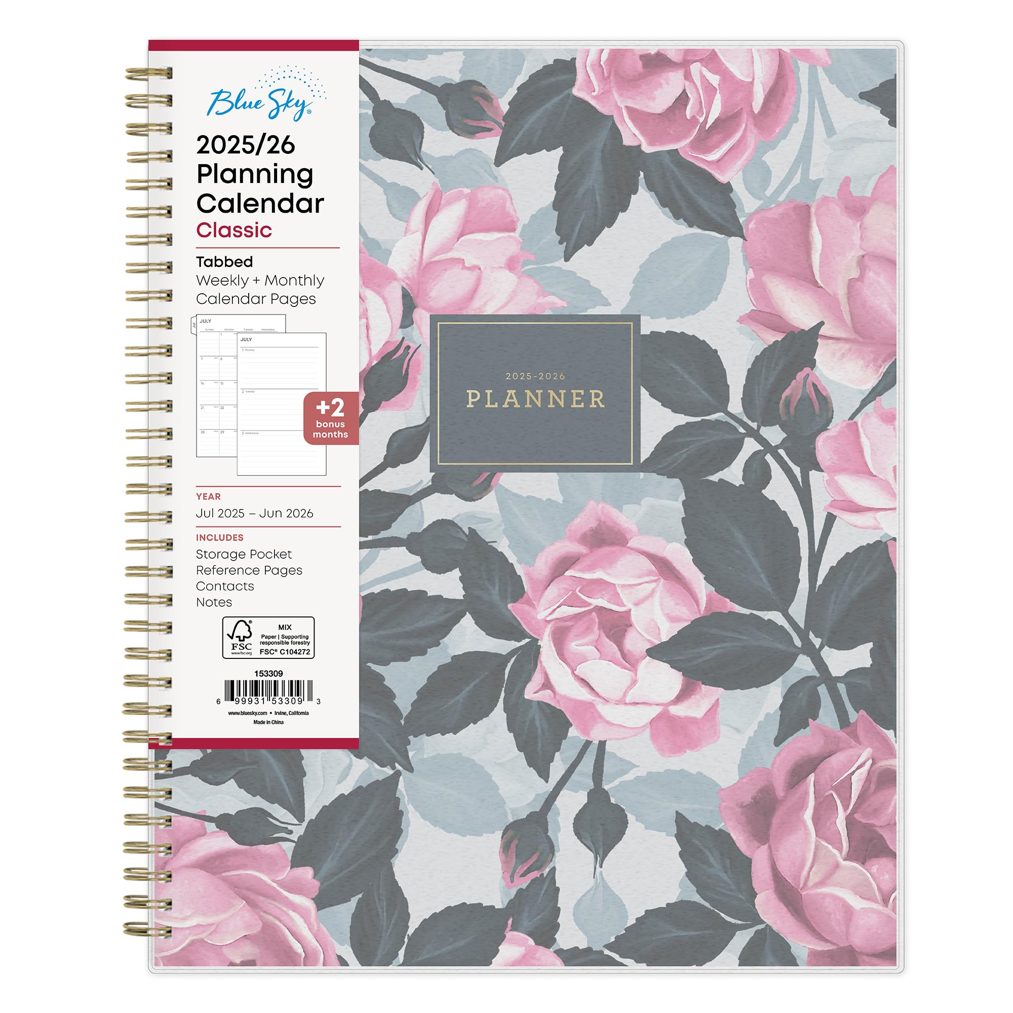 Blue Sky Academic Year Planner