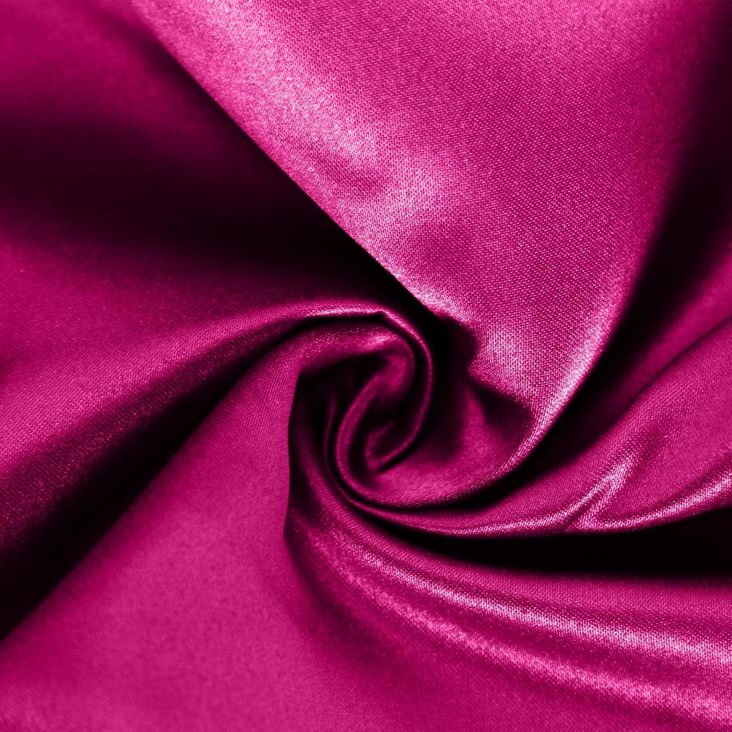 HGps8w Satin Swing Cocktail Midi Dresses for Women Elegant Puff Sleeve Button Front A-Line Formal Party Prom Dress